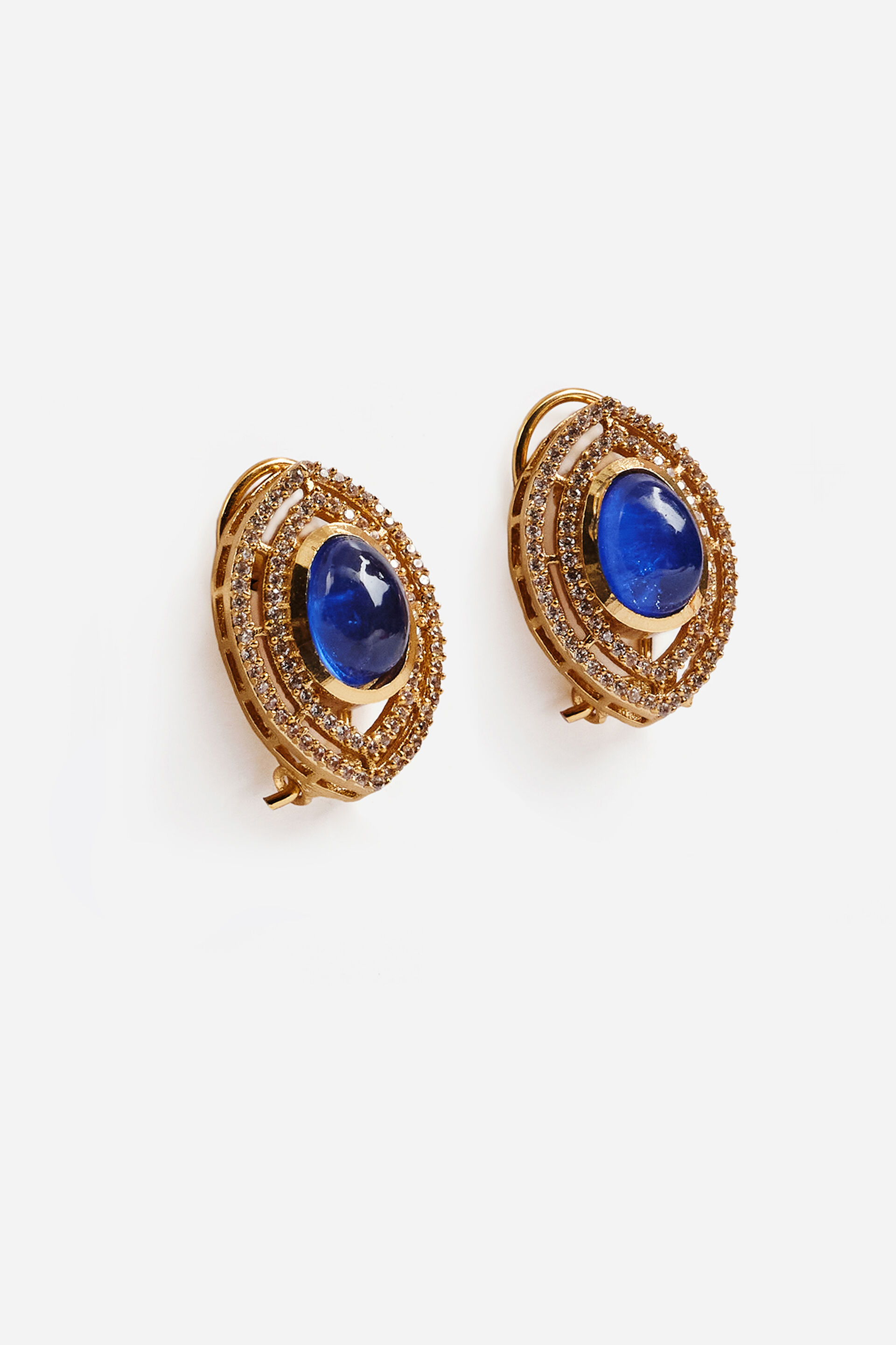Ishq Blue Studs, , image 2
